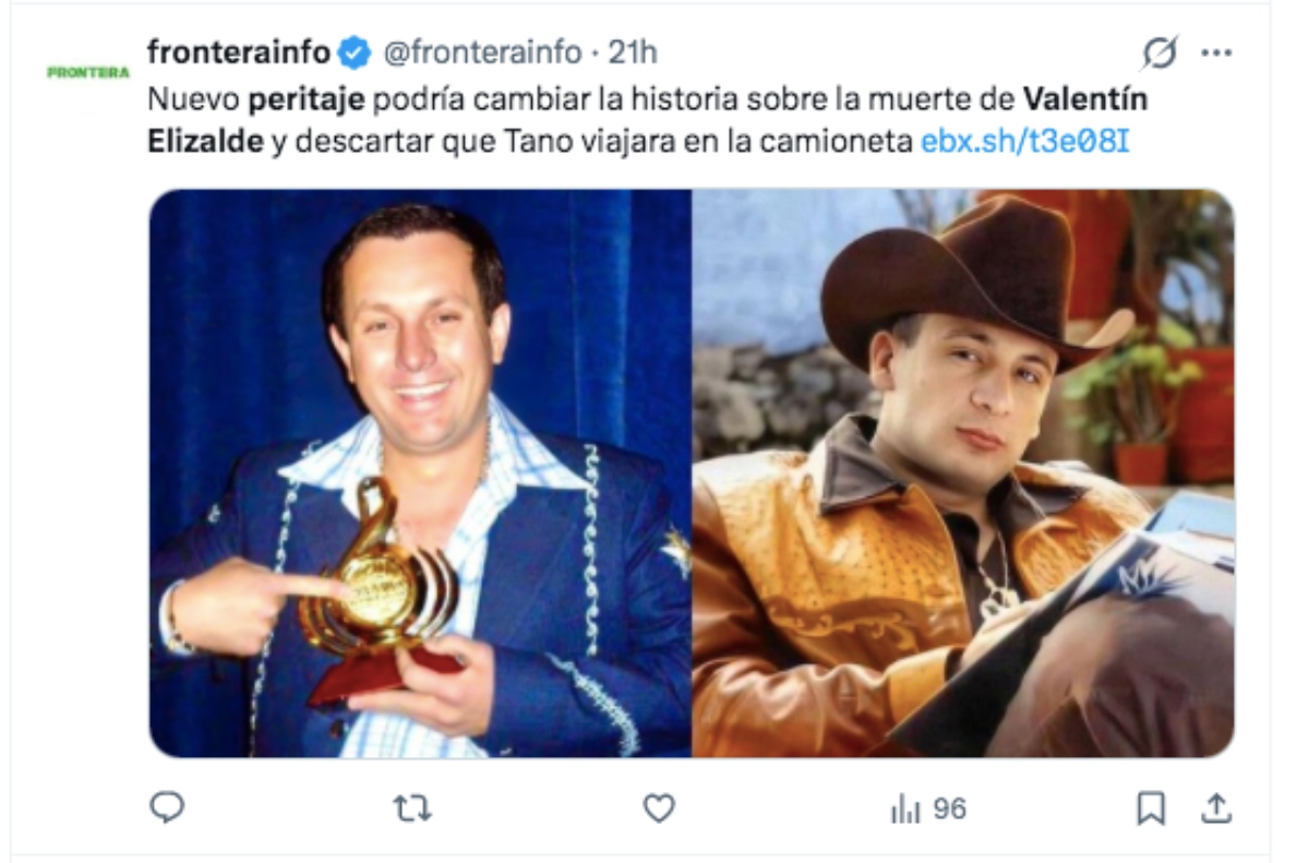 Valentín Elizalde, muerte