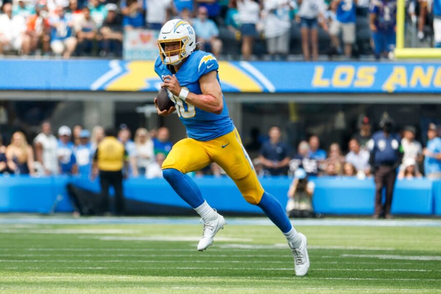 Justin Herbert, Los Angeles Chargers, Chargers, Chargers, NFL, QuéOnnda