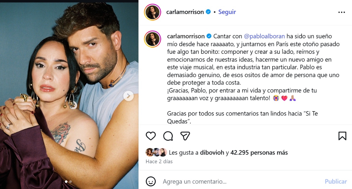 Carla Morrison, Pablo Alborán