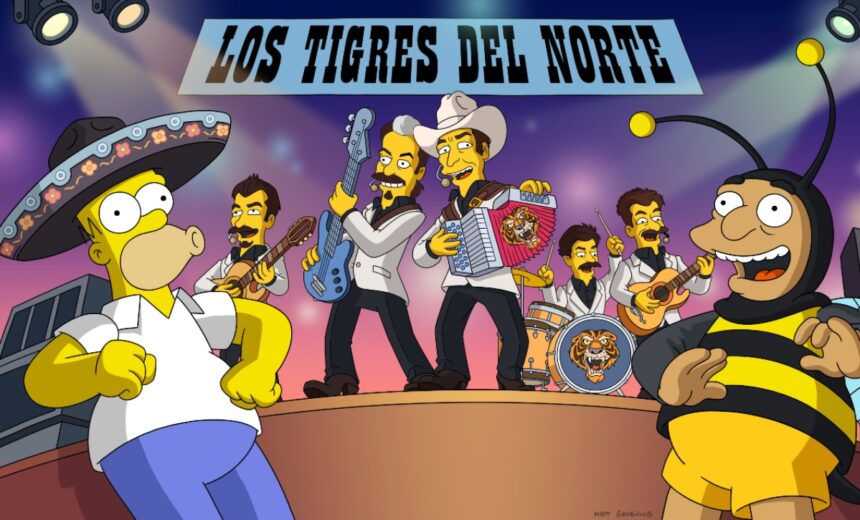 Los Tigres del Norte Simpsons, The Simpsons, The Simpsons, Los Tigres del Norte, QuéOnnda