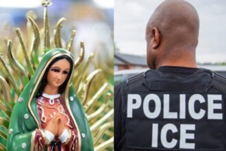 ICE Virgen de Guadalupe, ICE, Virgen de Guadalupe, Santuario de Guadalupe Illinois, QuéOnnda