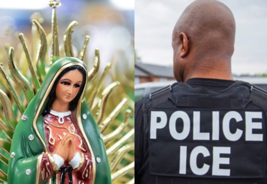 ICE Virgen de Guadalupe, ICE, Virgen de Guadalupe, Santuario de Guadalupe Illinois, QuéOnnda