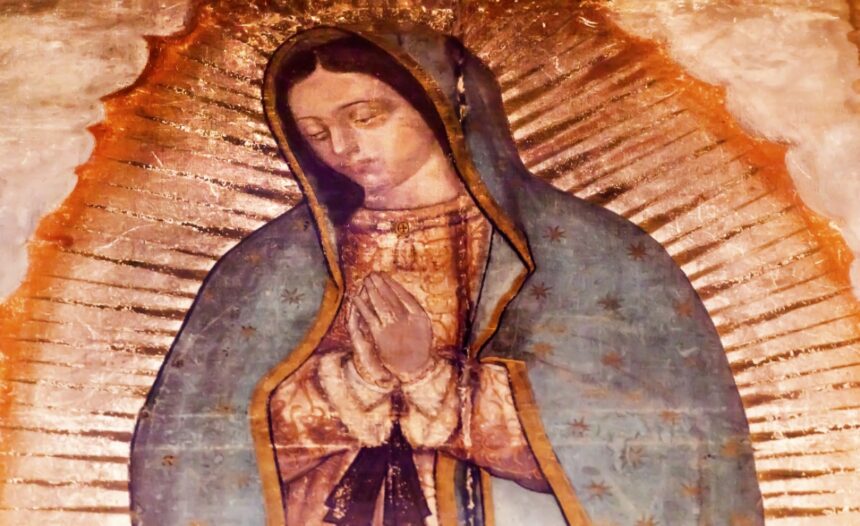 tilma pigments, Juan Diego tilma, Virgin of Guadalupe, Virgin of Guadalupe tilma, QuéOnnda