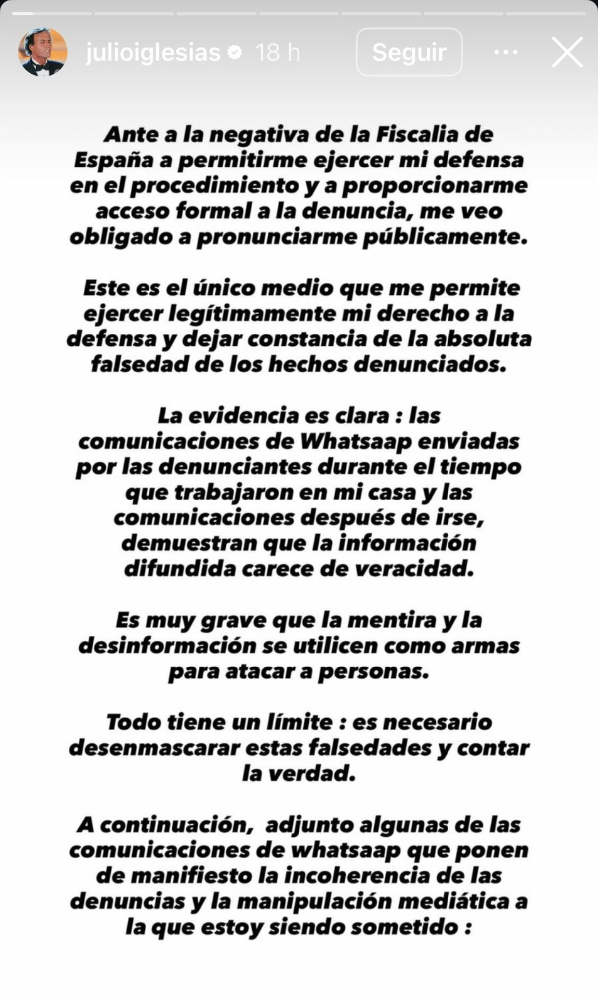 Julio Iglesias, music