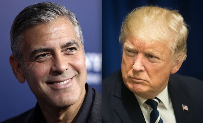 George Clooney, Trump