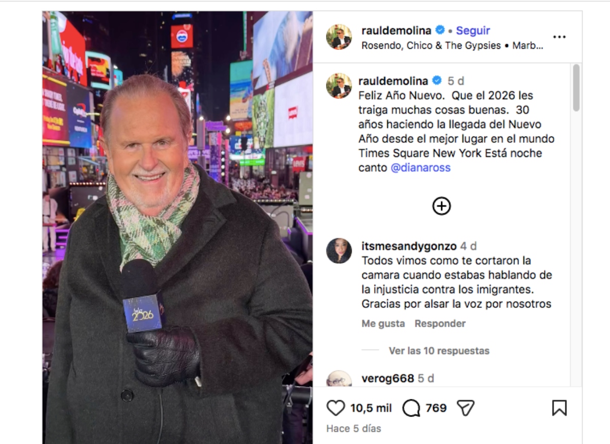 Raúl de molina, televisión