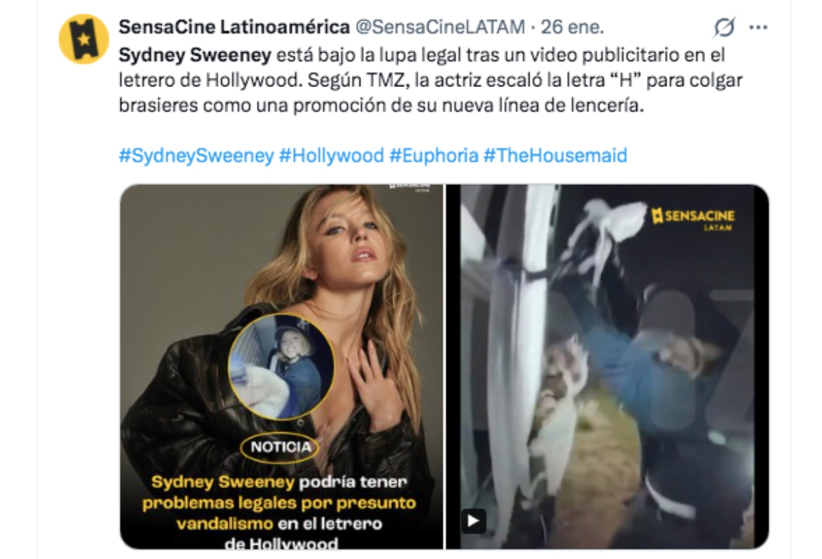 Sydney Sweeney, cinema