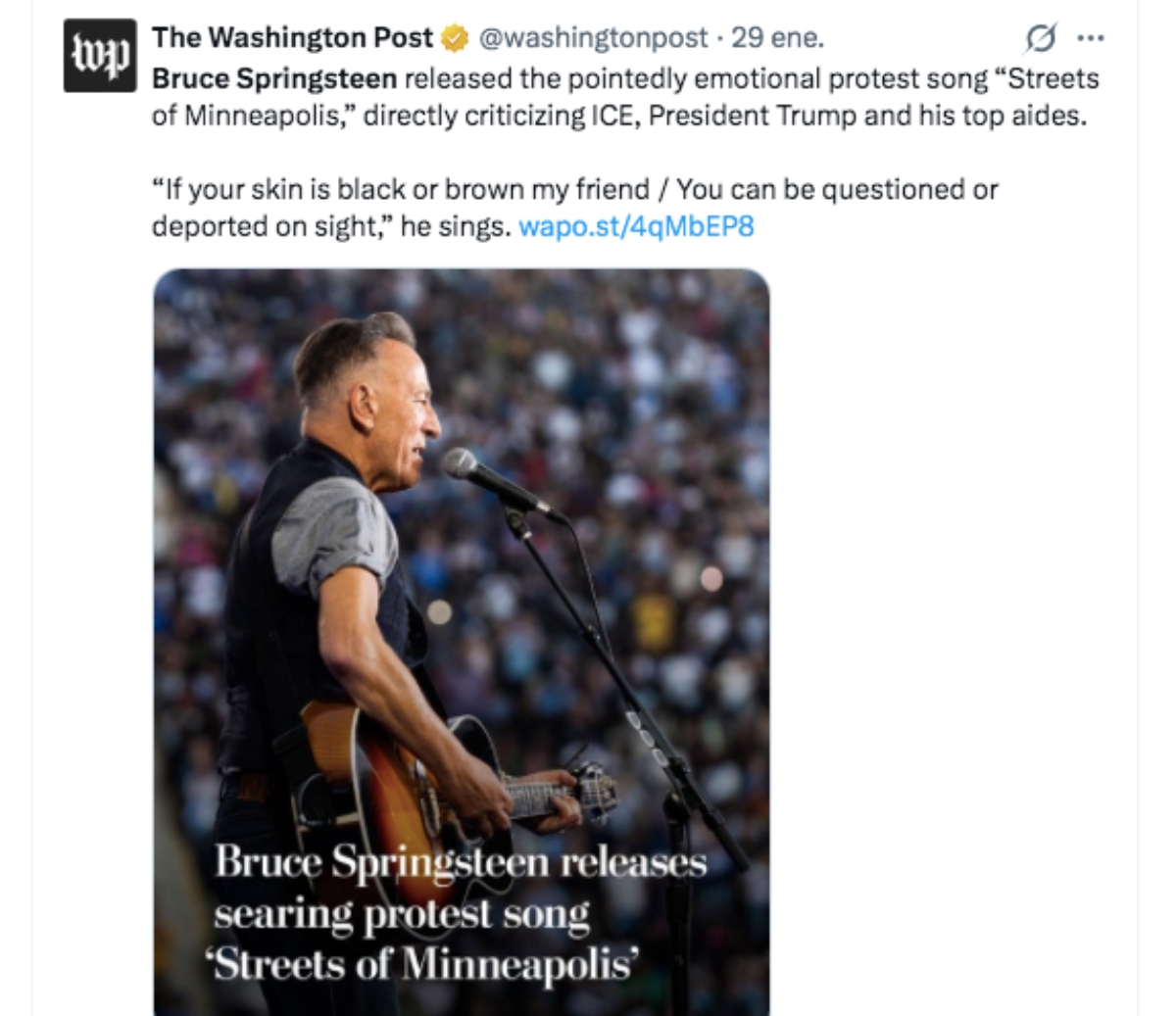 Bruce Springsteen, music