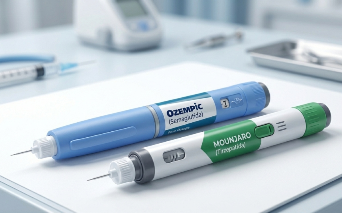 Mounjaro vs Ozempic, Tirzepatida, Semaglutide, Health, QuéOnnda