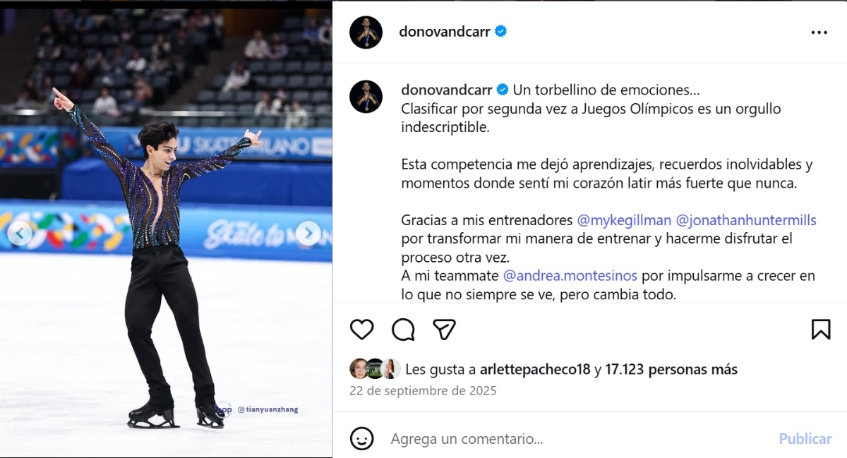 Juegos Olímpicos de Invierno, Donovan Carrillo