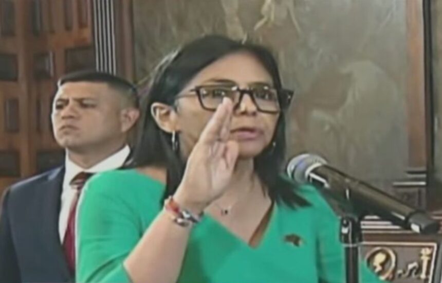 Delcy Rodríguez presidenta Venezuela, Delcy Rodríguez, presidenta de Venezuela, Venezuela, QuéOnnda