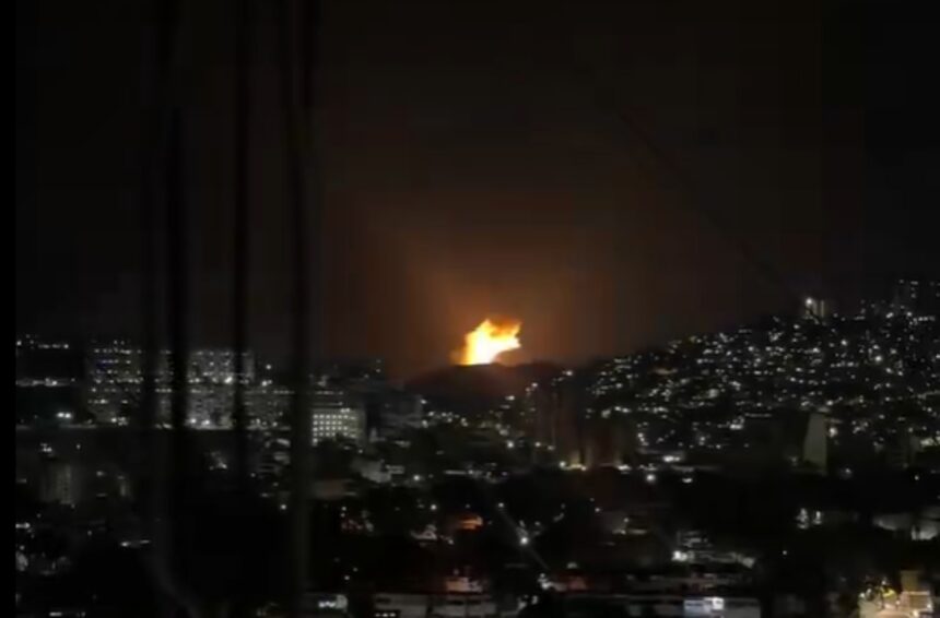 Explosiones en Venezuela, Venezuela, Caracas, Fuerte Tiuna, QuéOnnda