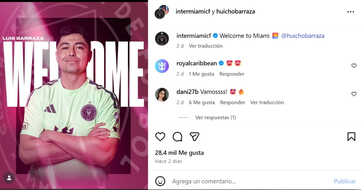 Inter Miami, Lucho Barraza, 