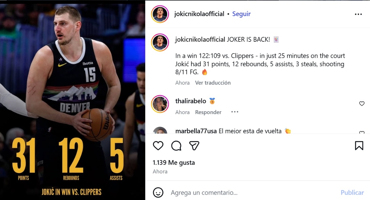 Nikola Jokic, NBA