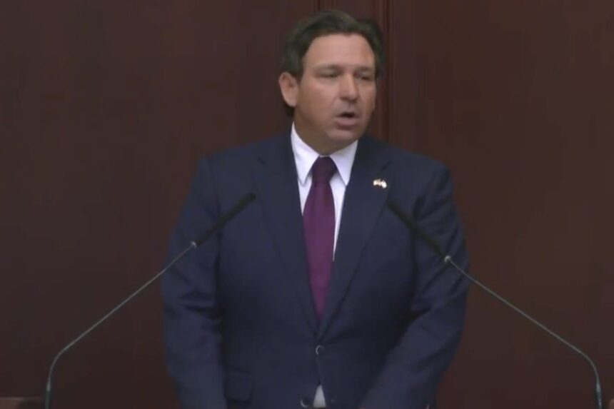 Ron DeSantis last speech, Ron DeSantis, State of the State address, QuéOnnda