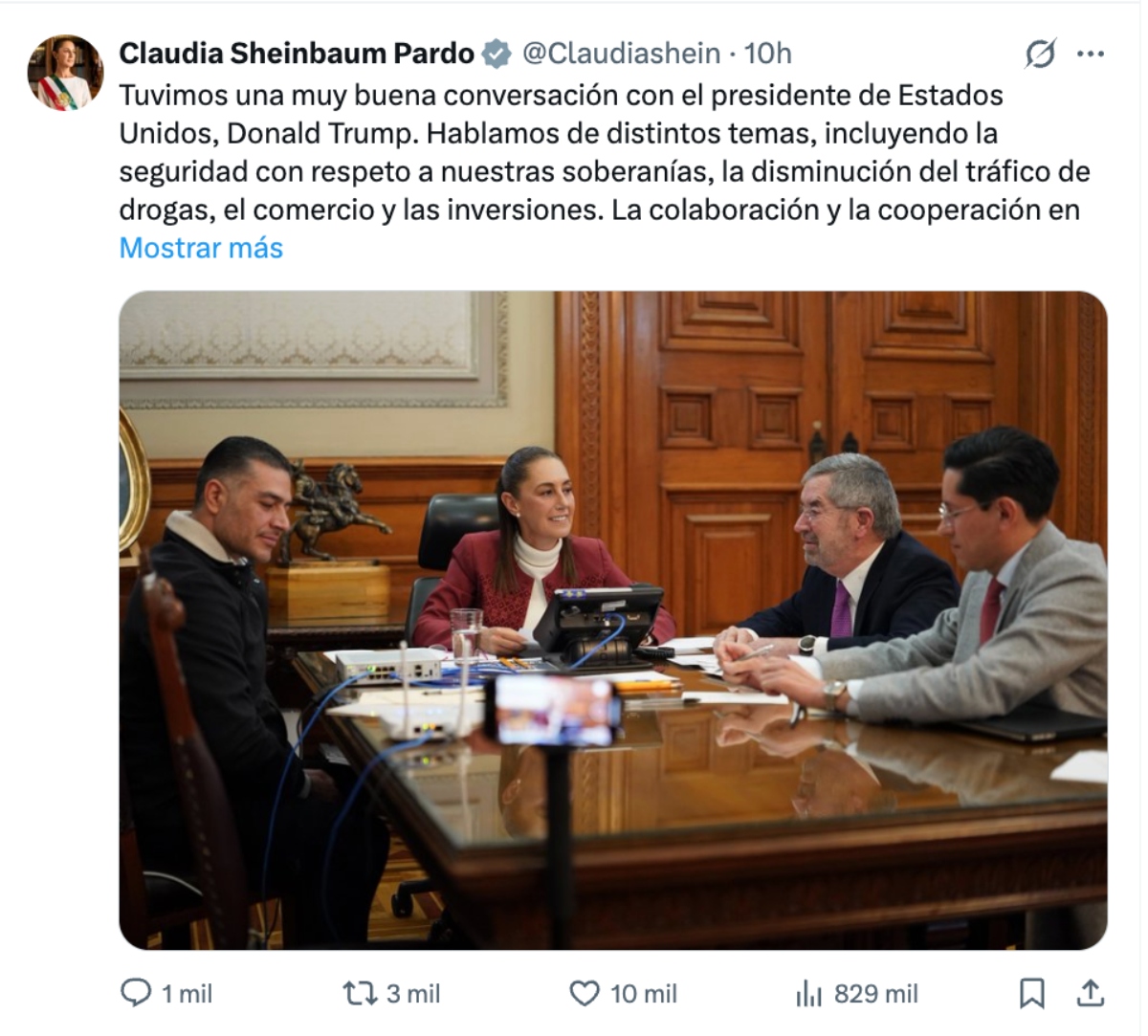 Sheinbaum rules out military action, Sheinbaum called Trump, Sheinbaum, Trump, QuéOnnda