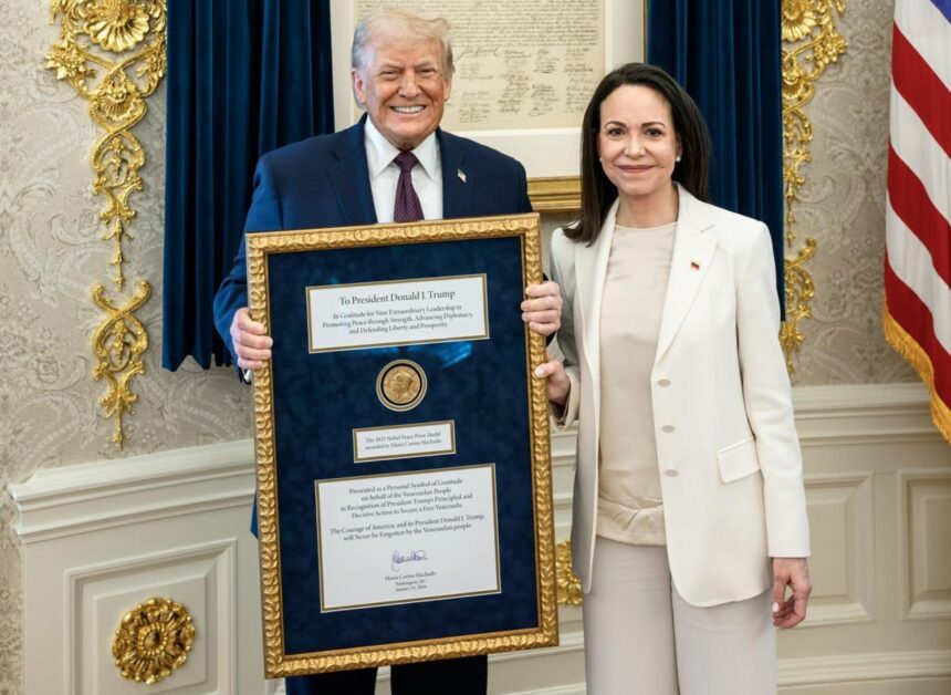 María Corina Machado Trump, María Corina Machado, Trump, Venezuela, QuéOnnda