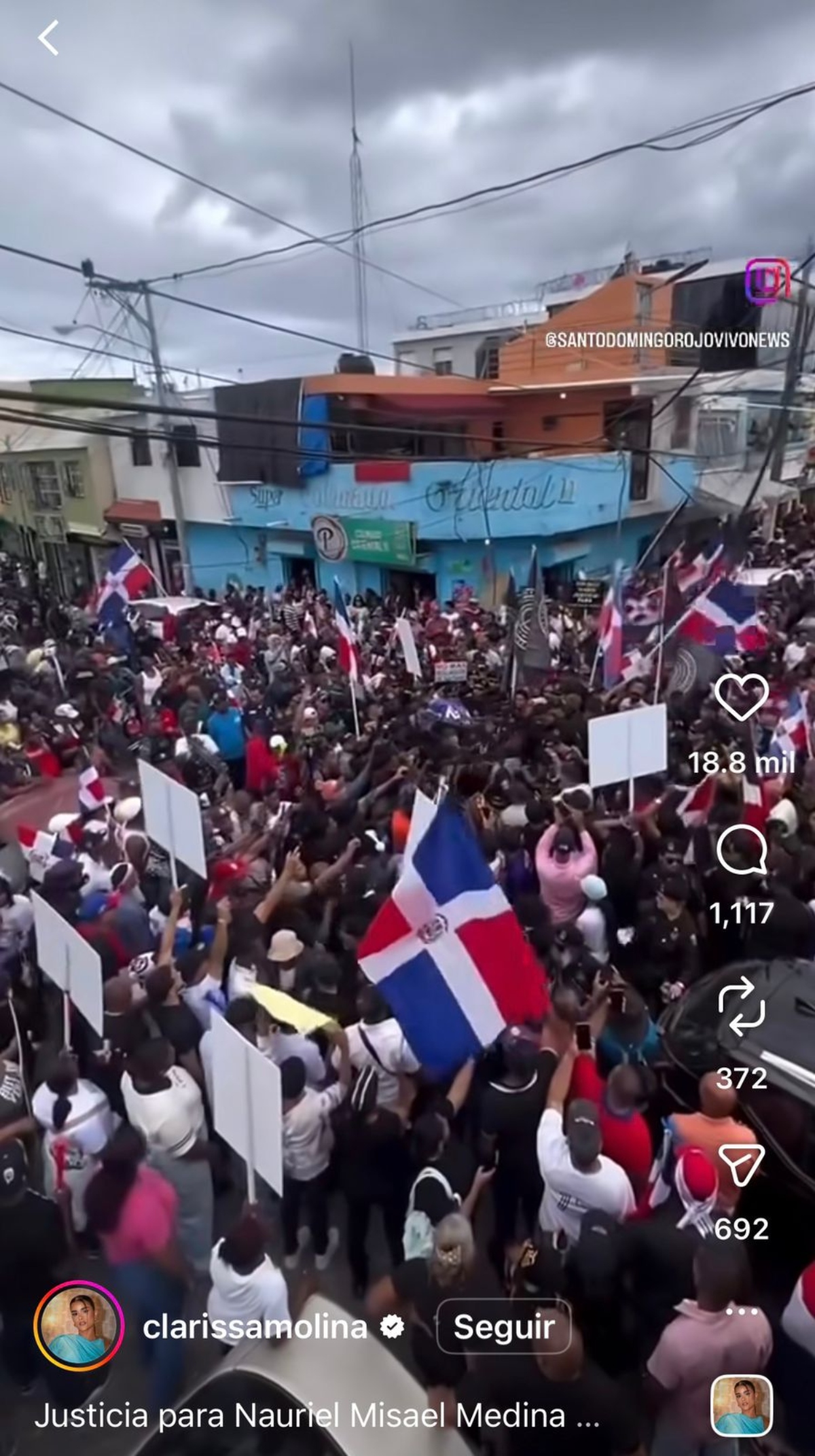 Nauriel Misael Medina, Clarissa Molina Justice