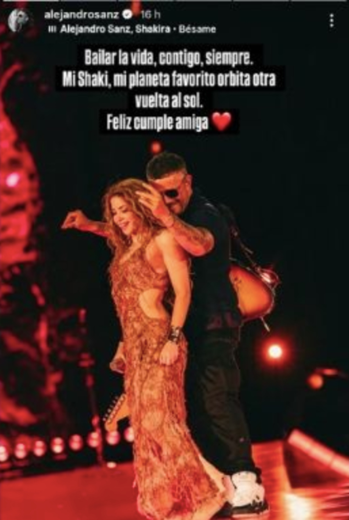 Alejandro Sanz, Shakira