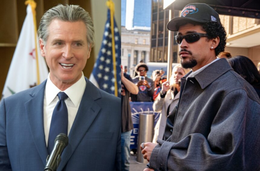 Gavin Newsom, Bad Bunny