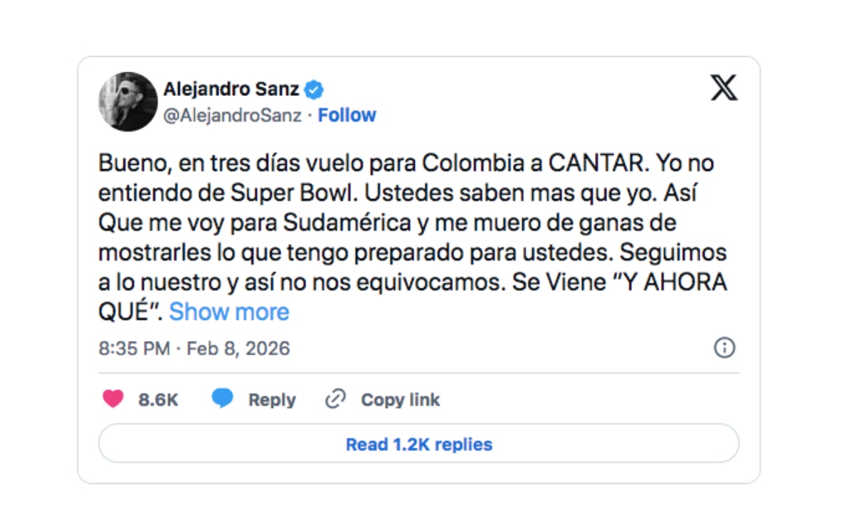 Alejandro Sanz, music