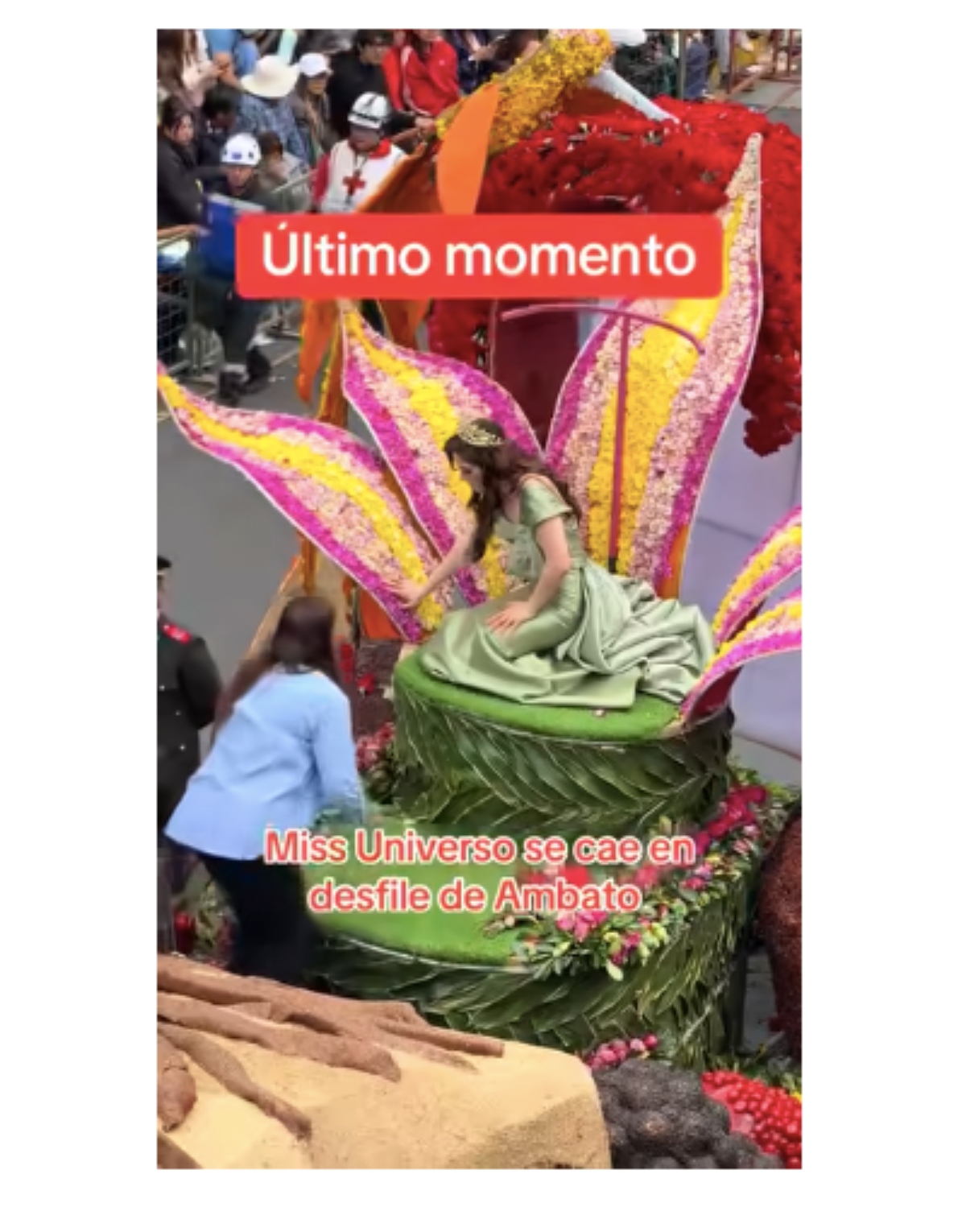 Fátima Bosch se desvanece, famosos