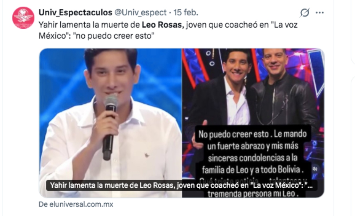 Leo Rosas death, celebrity, celebrities