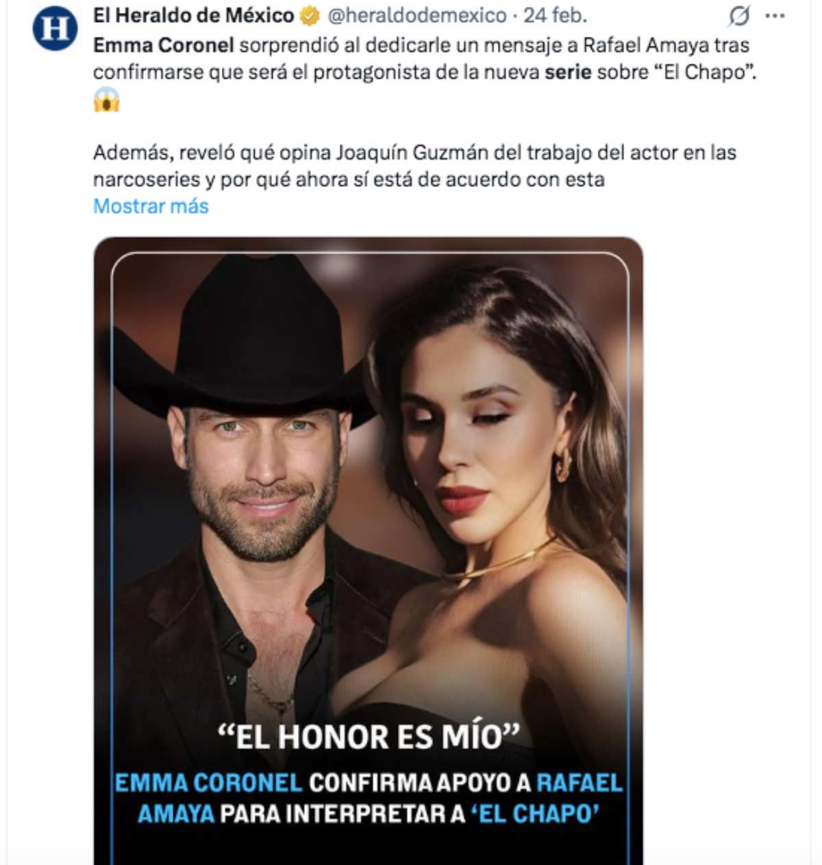 Emma Coronel serie El Chapo, famosos