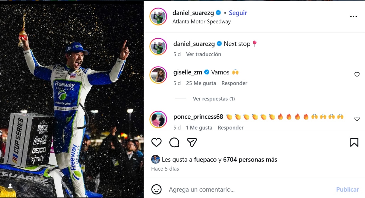 Daniel Suárez NASCAR