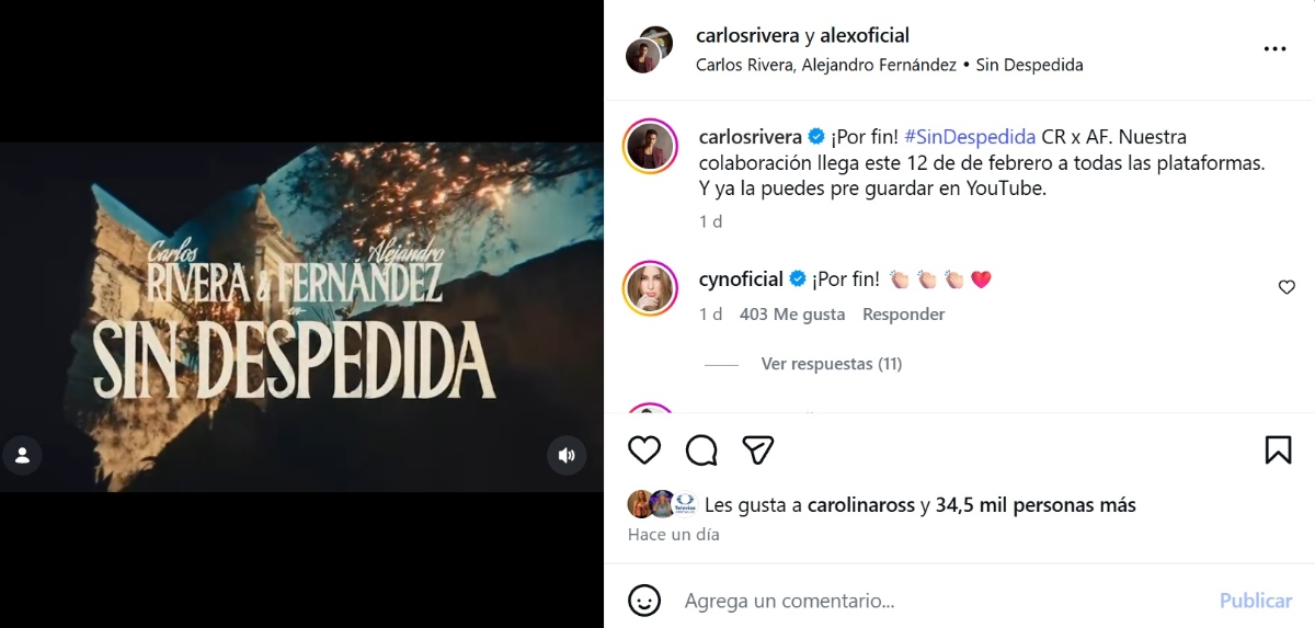 Carlos Rivera, Alejandro Fernández