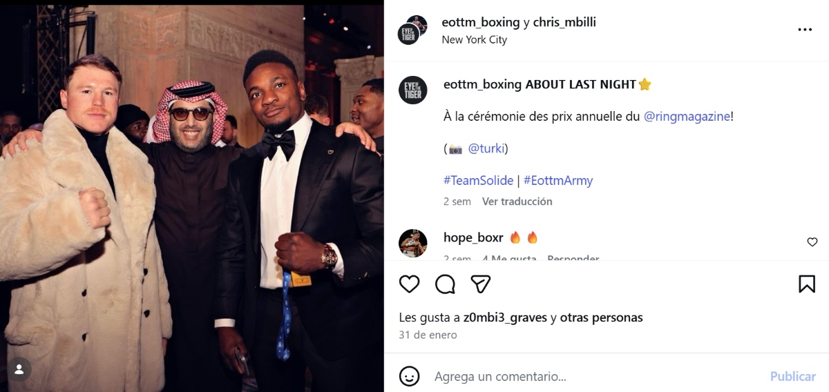 Canelo Álvarez pelea 2026, Christian Mbilli ,