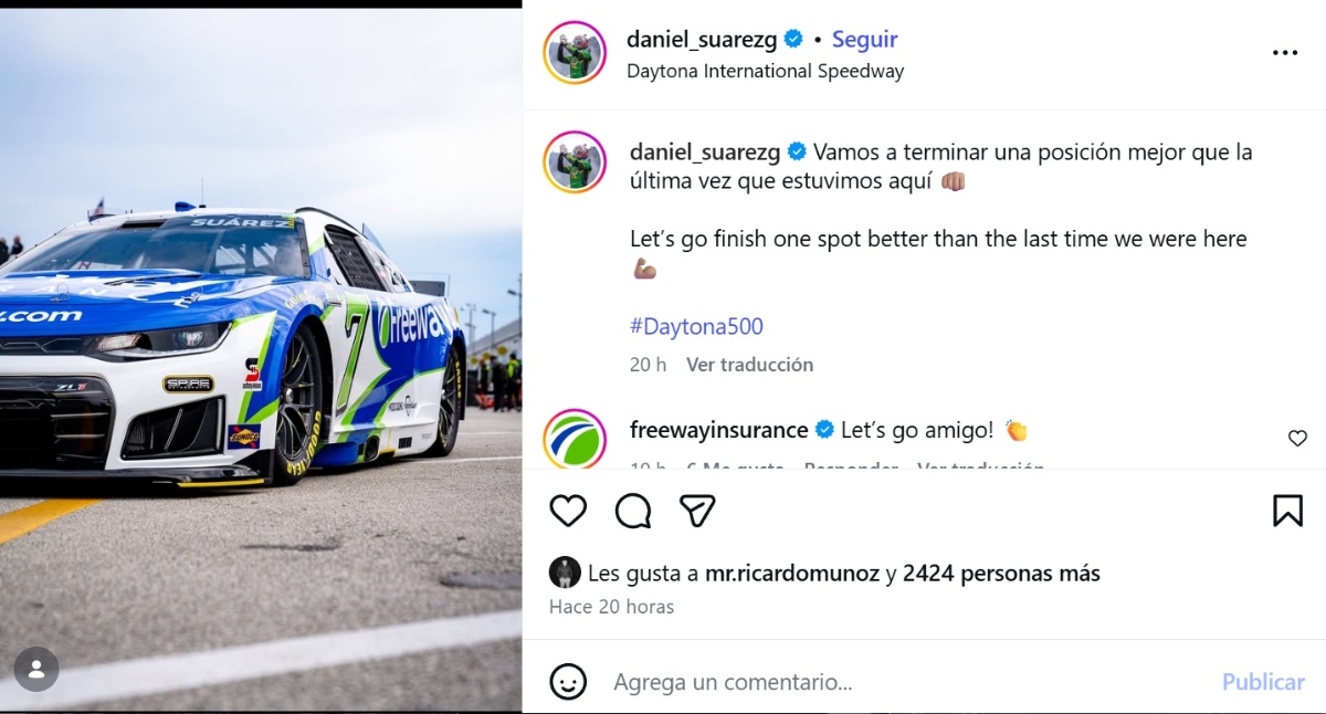 Daniel Suárez Daytona 500