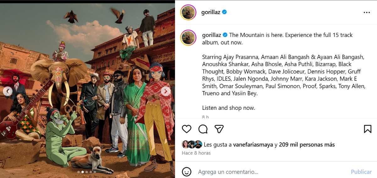 Gorillaz The Mountain