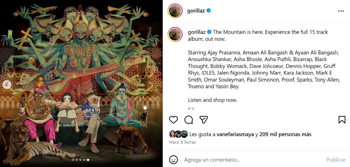 Gorillaz The Mountain