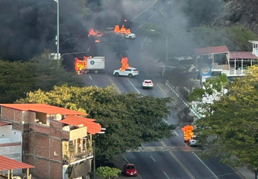 narco-blockades after Mencho's death, narco-blockades, El Mencho, Jalisco, QuéOnnda