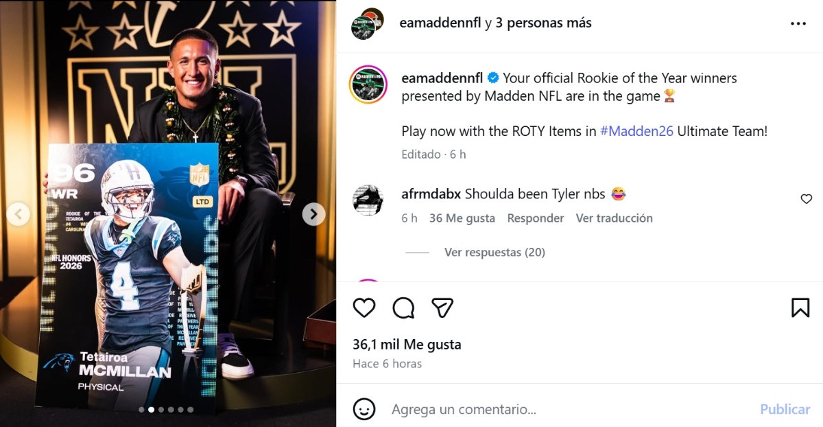 NFL, Tetairoa McMillan, Matthew Stafford 