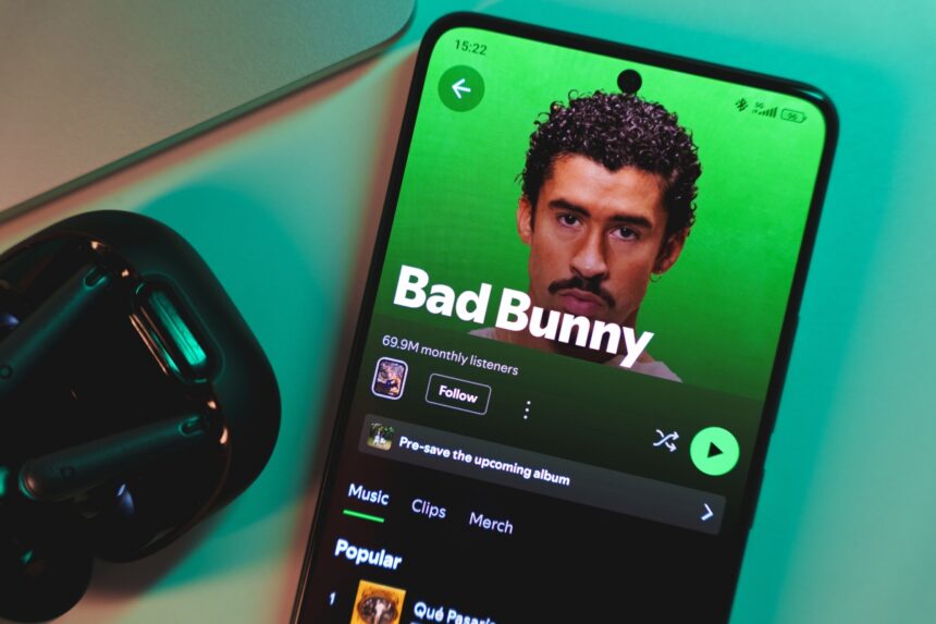 Bad Bunny, Spotify