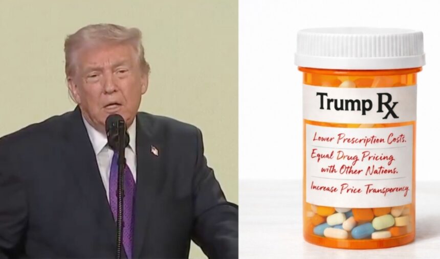 TrumpRx drugs low prices, TrumpRx, drugs at low prices, Trump, QuéOnnda