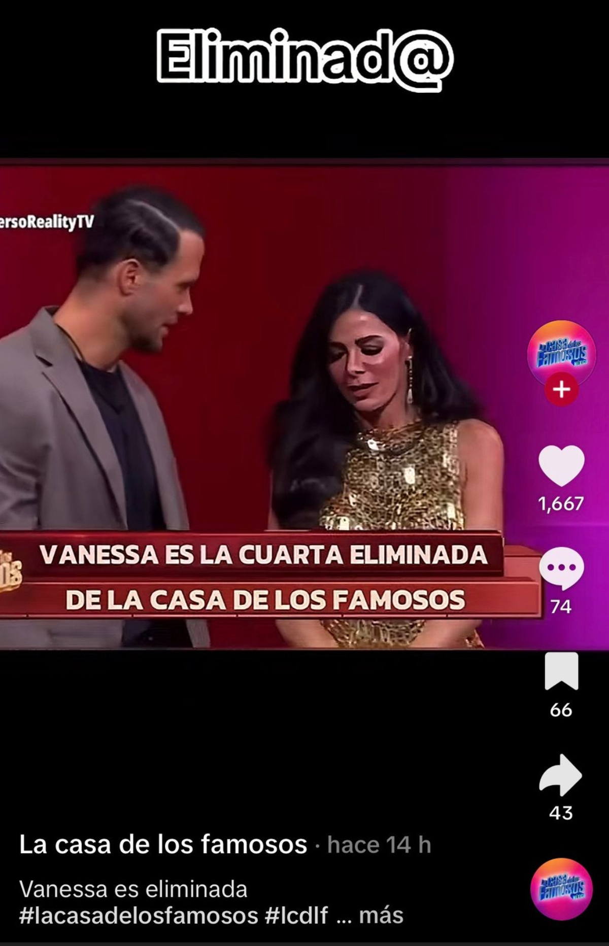 Vanessa Arias expulsion Casa de los Famosos