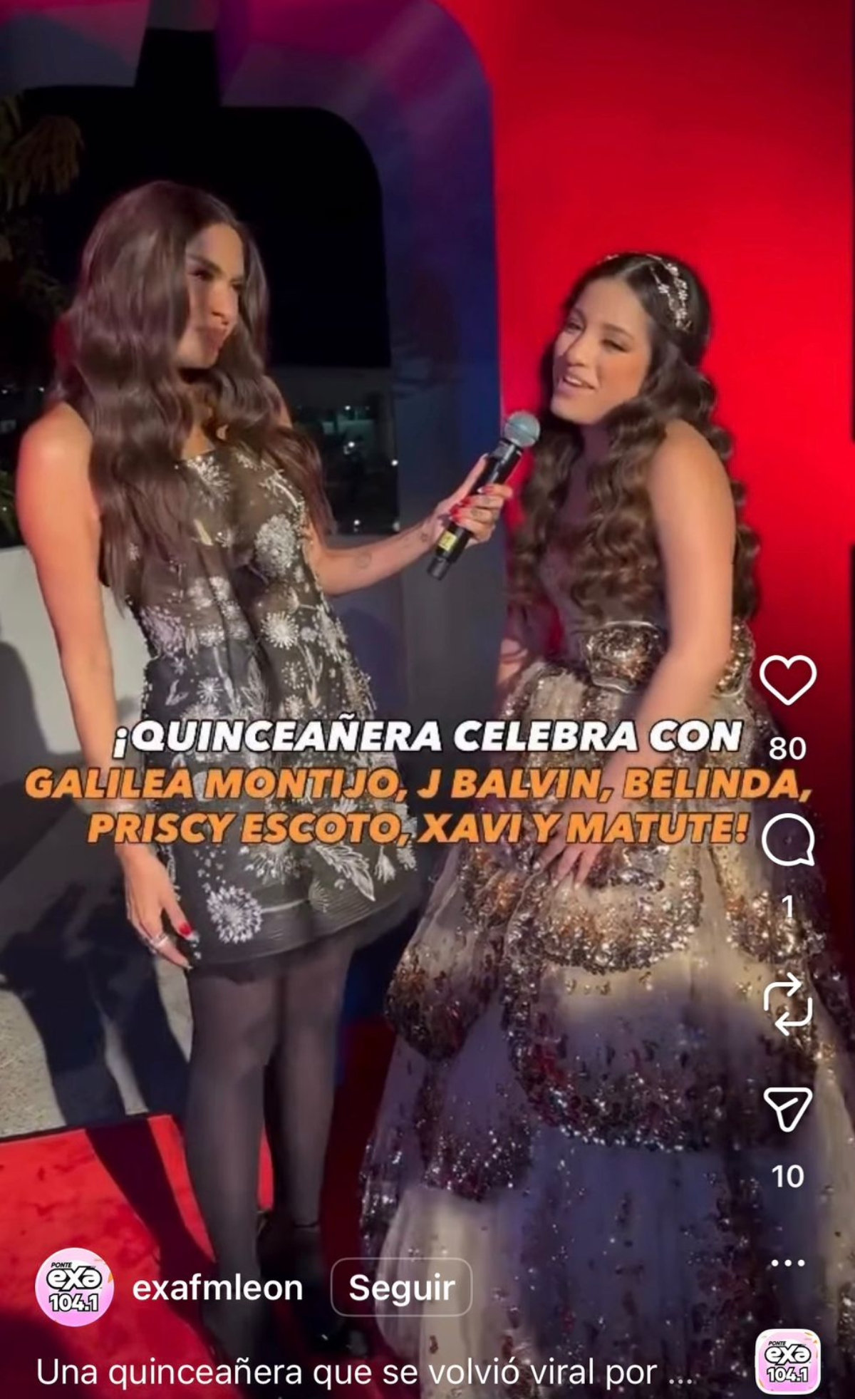 Galilea Montijo Quinceañera