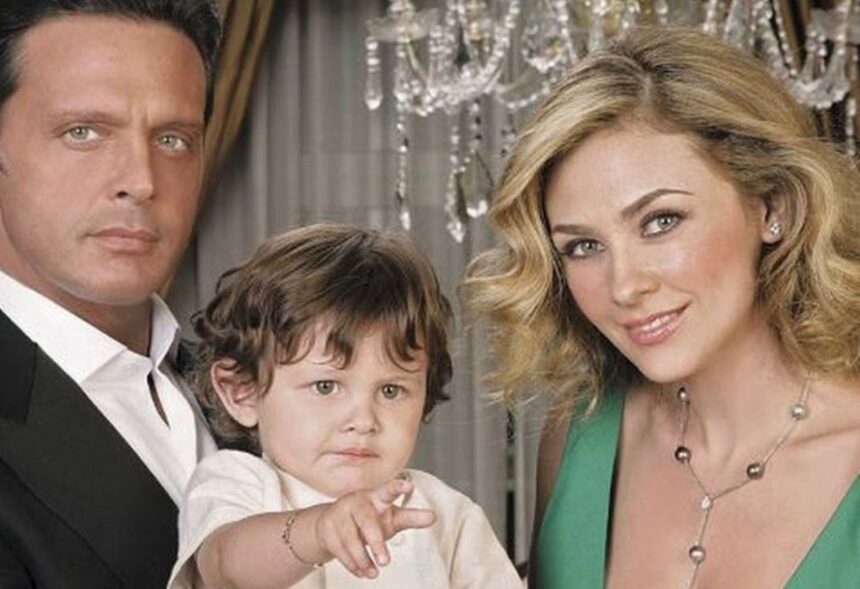 Hijo Luis Miguel y Aracely Arámbula novia