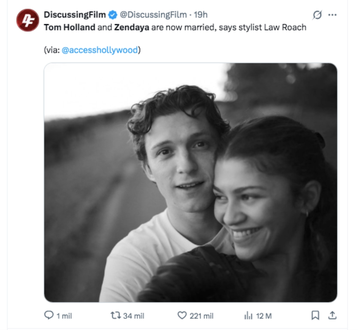 Zendaya y Tom Holland se casaron