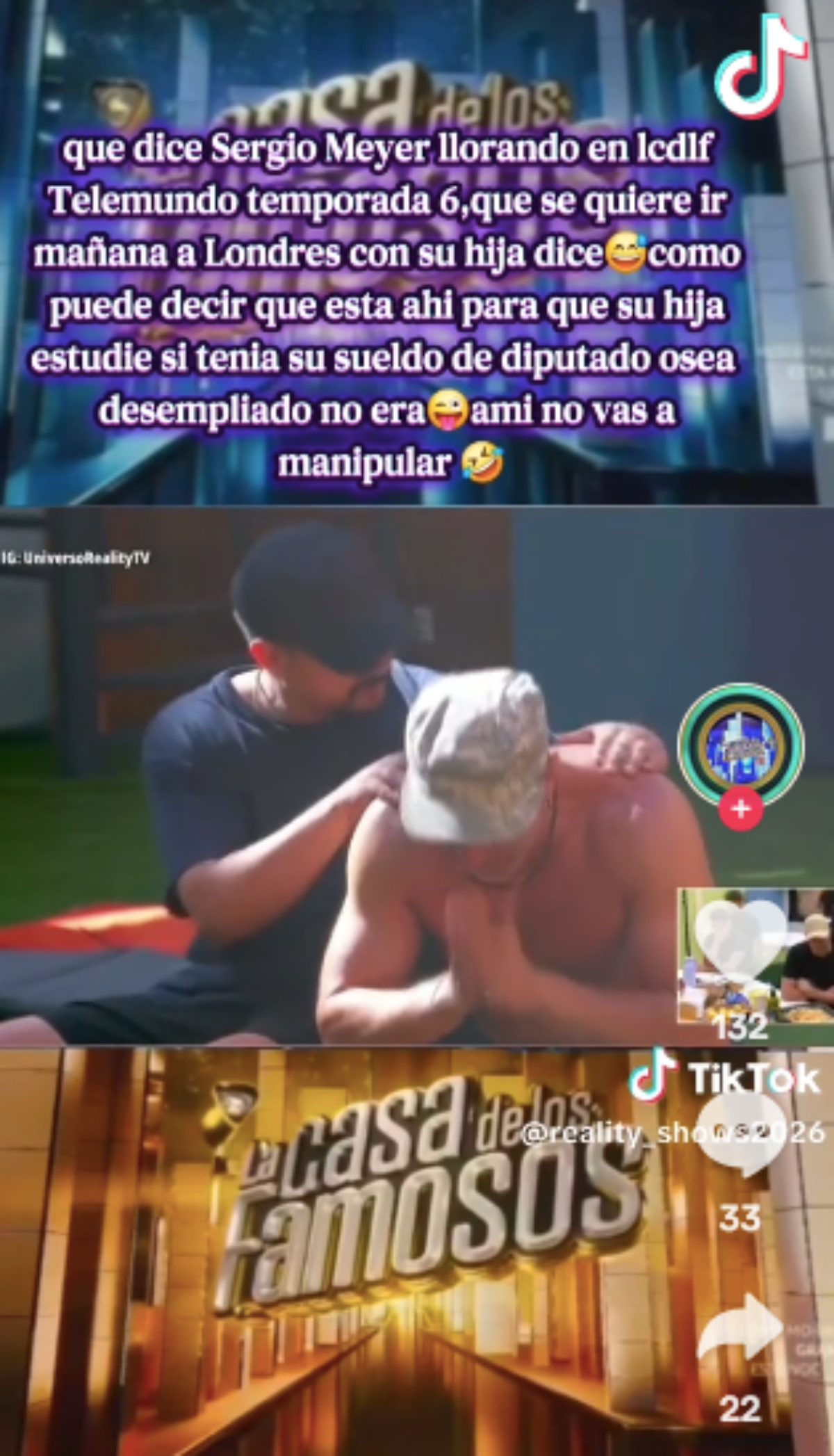 Sergio Mayer la Casa de los Famosos