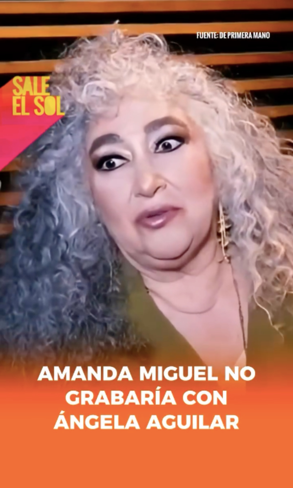 Amanda Miguel rejects the voice of Ángela Aguilar