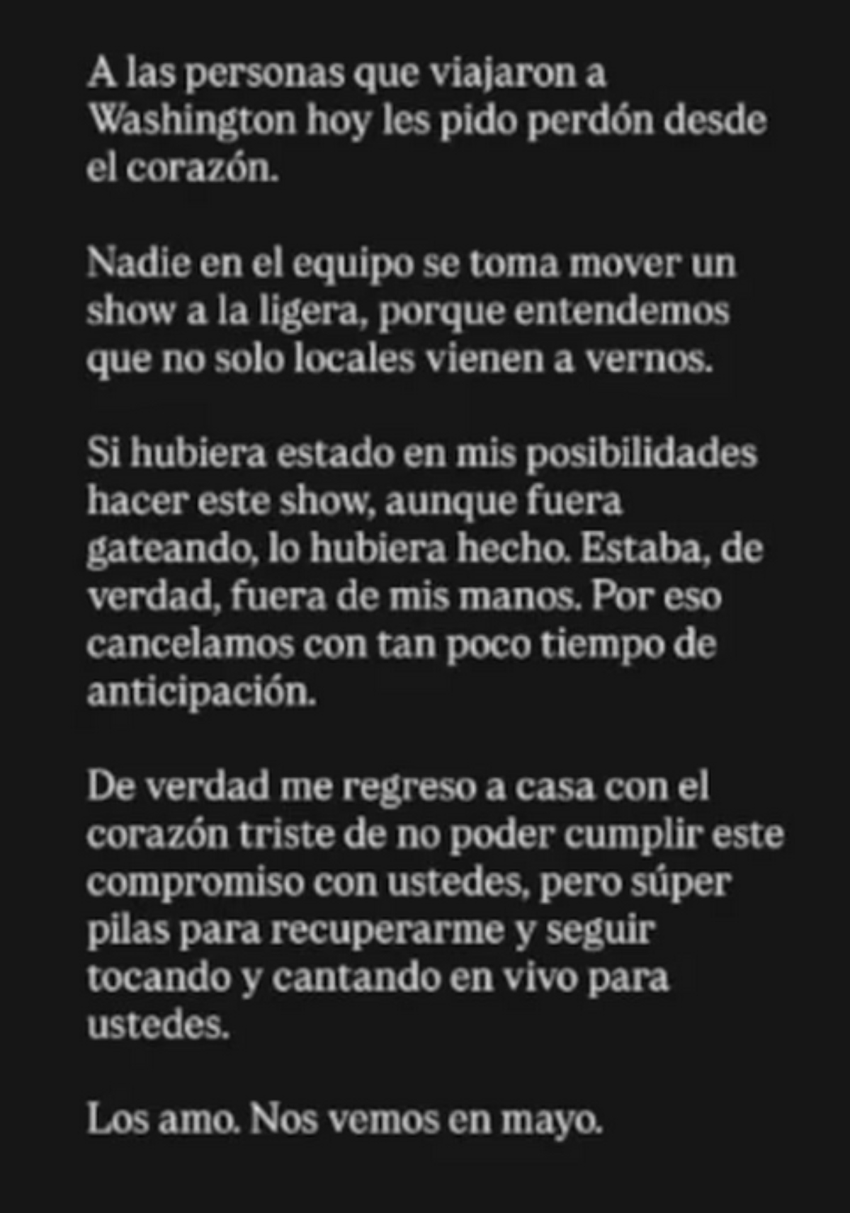 Jesús Navarro de Reik hospitalizado