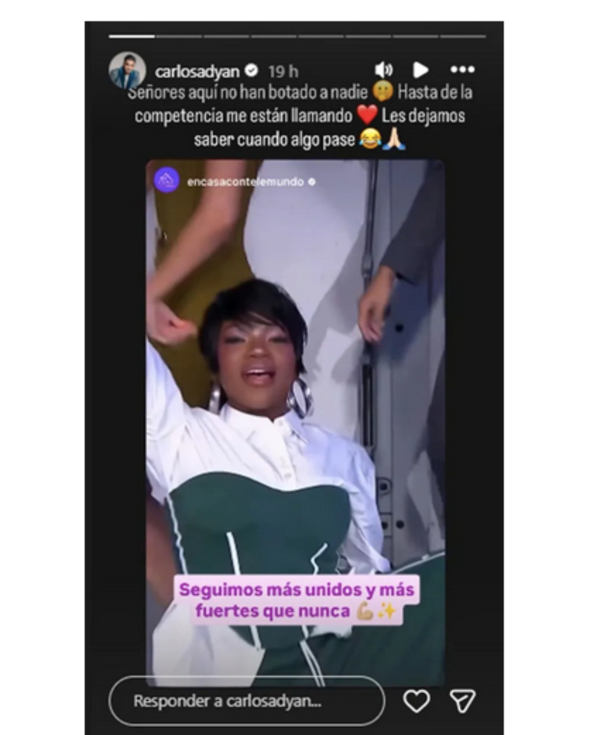 Chiky Bombom is left out of En Casa con Telemundo