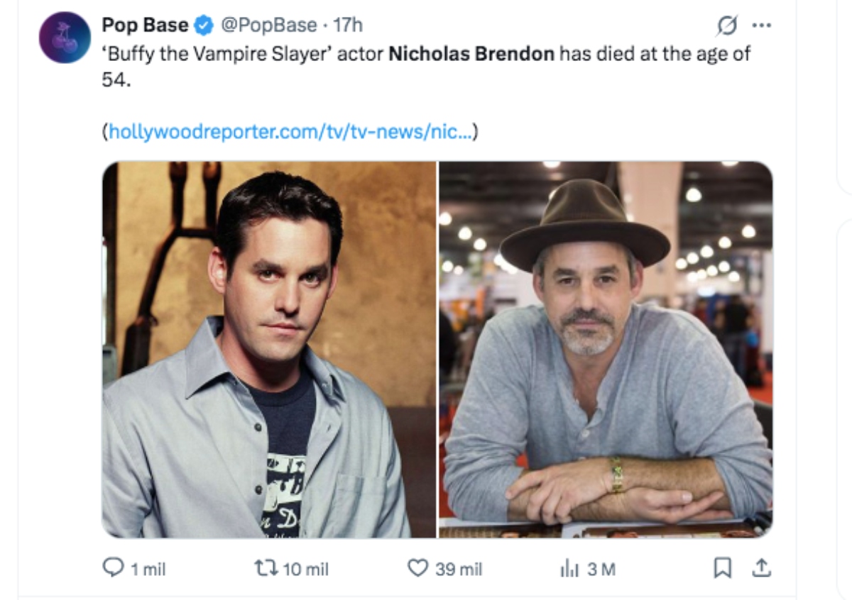 Nicholas Brendon de Buffy La Cazavampiros