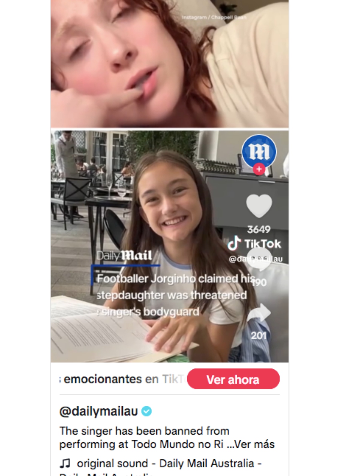 Chappell Roan controversial soccer player daughter