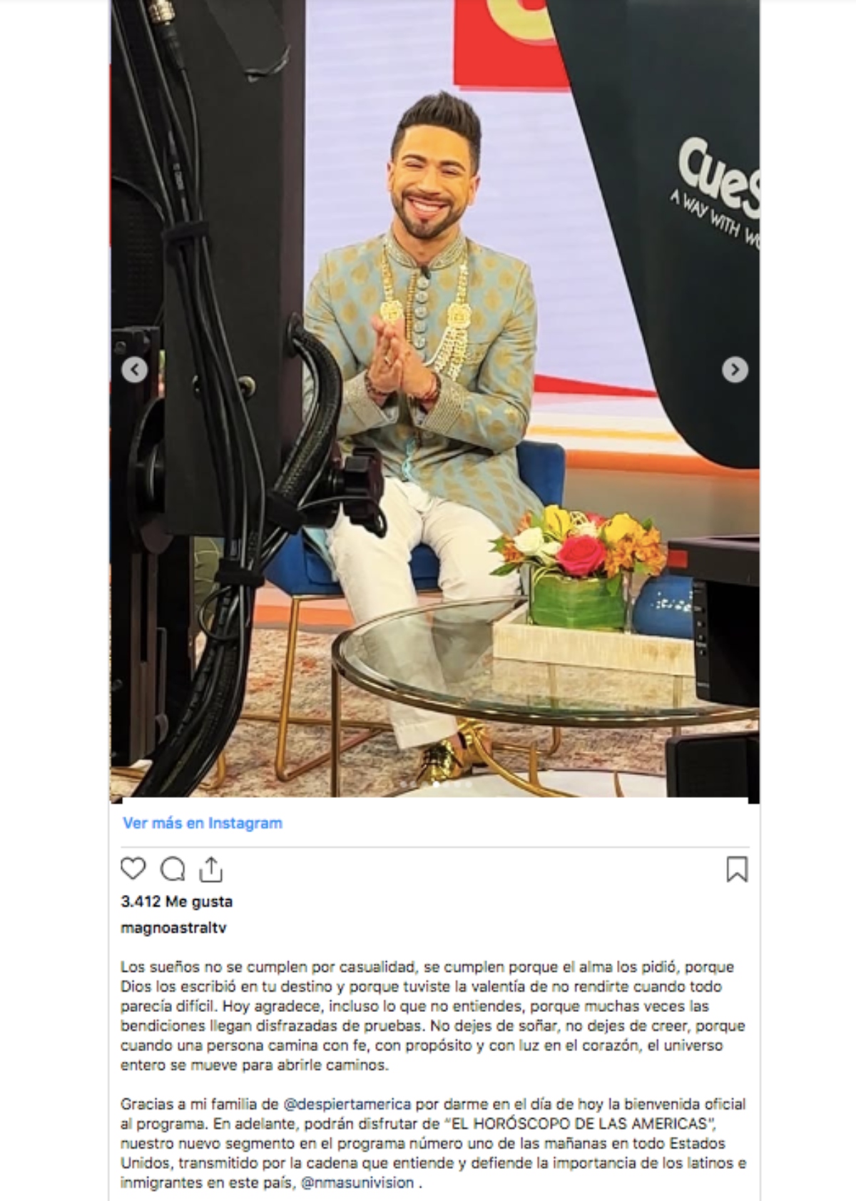 Despierta América nuevo integrante