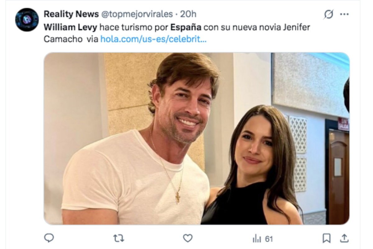 William Levy y su novia Jenifer Camacho
